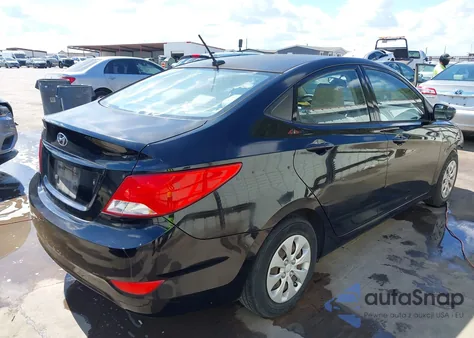 2016 Hyundai Accent Se z USA, uszkodzony, nr VIN KMHCT4AE2GU989231